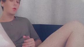 i pulled the strap-on onto my finger and came from very deep penetration