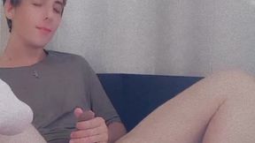 i pulled the strap-on onto my finger and came from very deep penetration