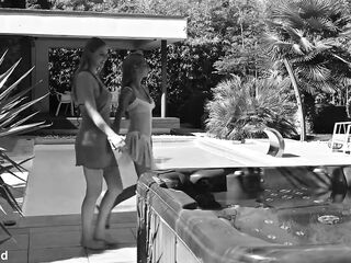 Rampant Robbery Part two: Bi Besties Veronica Leal And Leya Desantis Take A double penetration Drilling From Three-some Of Robbers GP3342