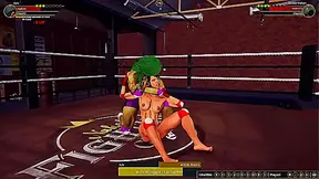 Kyla VS Jennifer Walters (Naked Fighter 3D)