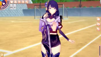 Raiden Shogun's Sensual Seduction: Eroneko-Adult-Ch's 3D Genshin Fantasy