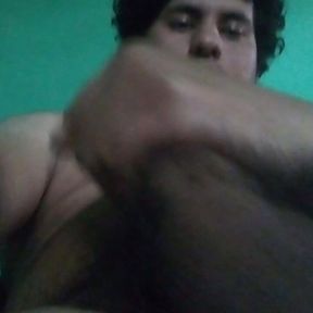 Latin guy masturbates and stains his fingers with cum and his very tasty milk doesn&#039;t stop coming out