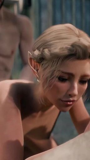 The Seven Realms 50 - Atlas Fucks Idril Moon Elf in Open Area