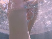 Kate Clover underwater.
