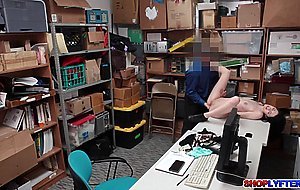 Hot Threesome Intense Sex of Two Officer and the Lady Thief