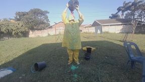 Messy Rainwear with Gunge