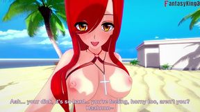 parasoul bikini ahegao fucking on the beach - red1 - skullgirls - full & full pov on sheer & ptrn: fantasyking3