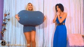 Jessy and Karla remote control breast expansion - 360p MP4