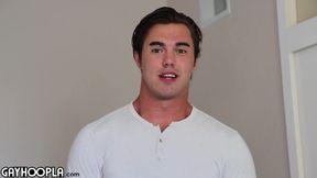Richard Sutherland: Big Muscle Jock Jerks His Cock