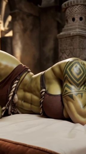 Sexy Elf Vs Sexy Orc - Threesome Drama