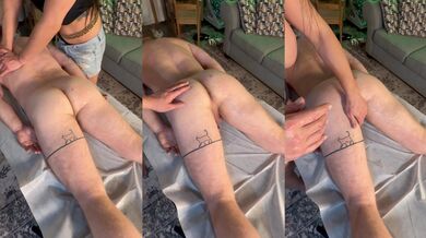 Prostate massage by TS girl