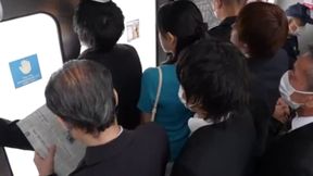 Married Woman Sina Kaji's Train Encounter with Chibi Erection Leads Her to Fall Alive