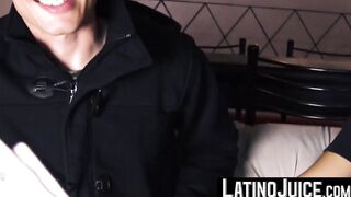 LatinoJuice.com - Slutty gay Remo submits to straight stud Ayuns swift ass pouncing