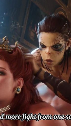 The Witcher and baldurs gare 3D Eng sub amazonium   Clip 1