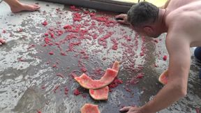 Watermelon feeding!