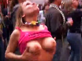 Every impressive babe goes howling mad at Mardi Gras