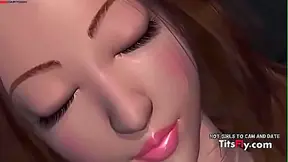 Curvy Manga Muse Dominates Hot 3D Erotic Encounter in Animated Fantasy