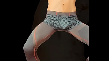 AI Generated Workout Guys - Stretching and Flexing Muscles and Showing off physique and armpits -