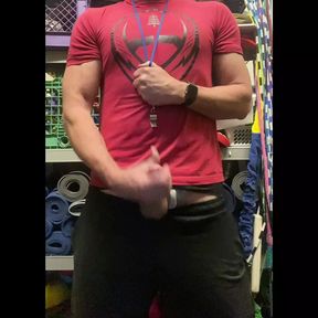 DILF Coach JockDad87 Shoots his Load of Thick Cum