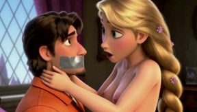 Rapunzel getting fucked by Flynn Rider - Animated Porn 4K