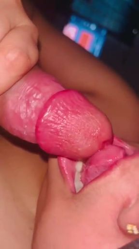 Thrilling moment from &quot;Best Mouth Blowjob and Heavy Cumshot in her mouth&quot;