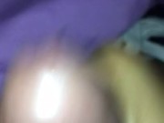 Handjob until He cums on her Hand