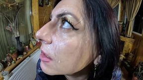 cameltoe milf twerks in jeans – blowjob & cum all over my puffy jacket 334