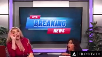 Avery Lust & Ariel Demure's Sizzling Live News Broadcast Takeover