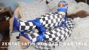 Zentai Fetish and Satin Bondage