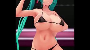 Hatsune Miku and her Lewd Dance