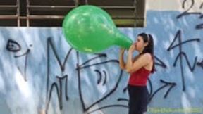 Laura Blows to Pop a SR 16" (Very Nice Neck)