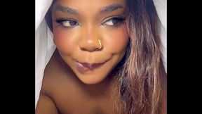 Ebony stepmom seduces stepson, turns into a sex doll