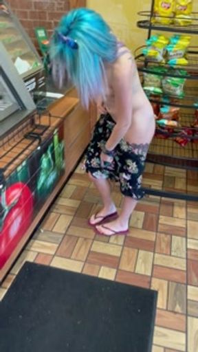 I love getting naked in public!  The risk makes it so much fun