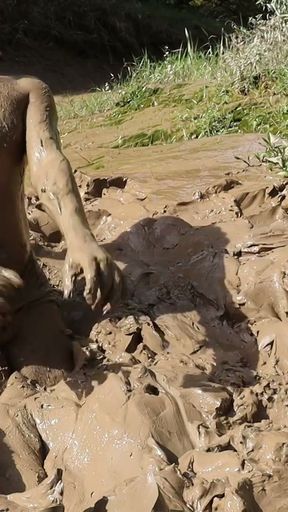 Trapped in Mud &amp; Loving It...   Clip 1