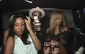 Candace von in a limo