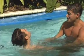Gay adventure in swimming pool!!!