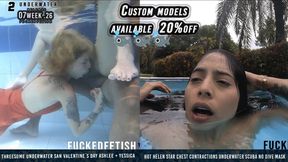 WEEK 07 COMPILATION underwater threesome Ashlee Rose pussy to mouth Yessica Bunny contractions Helen star