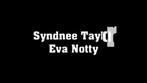 syndee taylor blowjobs chris strokes big cock while eva notty masturbates