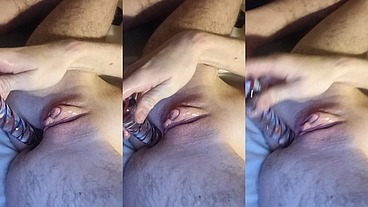 Trans Man having anal with a toy