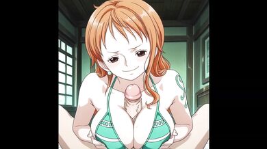 ONE PIECE Anime Hentai Cartoon Cowgirl big tits bootie sex porn