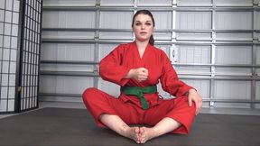 ANASTASIA ROSE'S KARATE MEDITATION JOI (4K)