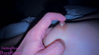 [Married woman in her fifties] Today I feel pierced nipples more than suction hypertrophied nipples. I feel too good and the end