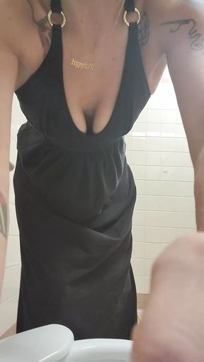 Autumn South Pissing In Sheetz Bathroom