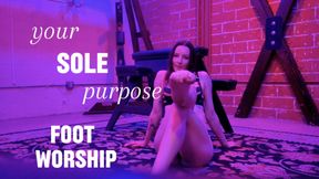 your SOLE purpose | Foot Worship