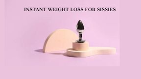 INSTANT WEIGHT LOSS FOR SISSIES - Sissy Weight Loss Transformation, Sissy Training