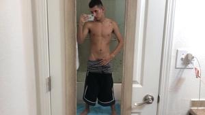 BarebackLatinoz: Blake in shorts loves loud sex