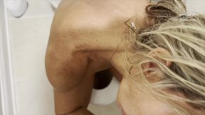 POV MILF Dianne giving blowjob
