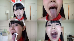 Riko - Long Tongue and Mouth Showing - wmv