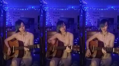 Pandemic punks can’t play venues but play guitar solo with small tits