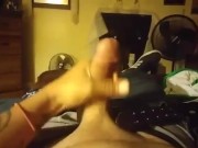 Daddy touching himself for his little